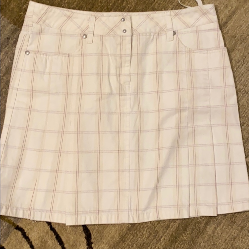 ~MEXX~ Plaid Mini-Skirt